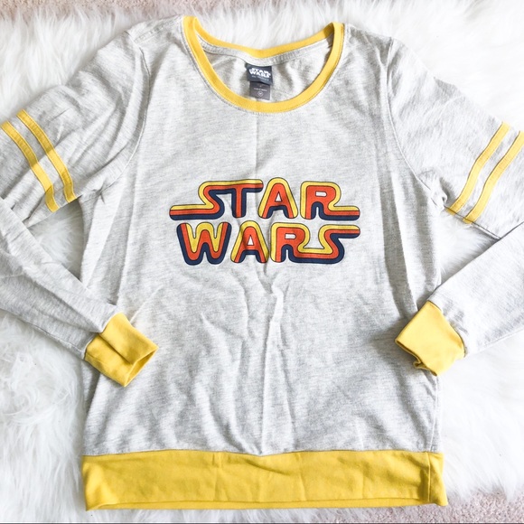 Her Universe Star Wars Classic Logo Yellow Retro Sweater - Size Medium - Picture 7 of 11